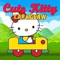hello kitty  cute kitty car